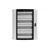 Dulap electric metalic, cu plastroane, 96 module, usa transparenta, 600x750x200cm, F-ELEKTRO, Mistral, IP55