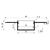 Profil Al pentru banda LED, rigips, echipat cu dispersor mat si capace, 2ml, lat, argintiu, ingropat, Lumen, 30-1545009