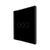 Panou intrerupator triplu TOUCH, sticla, negru, Luxion