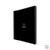 Panou intrerupator cu revenire TOUCH, sticla, negru, Luxion