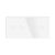 Panou intrerupator dublu+dublu TOUCH, sticla, alb, Luxion
