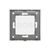 Panou intrerupator cu variator TOUCH, sticla, alb, Luxion