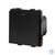 Modul intrerupator cap cruce, negru, Luxion