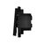 Modul intrerupator cu revenire, negru, Luxion