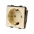 Modul priza Schuko, auriu, Luxion