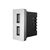 Modul priza USB, gri, Luxion
