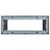 Rama decorativa aparataj modular Luxion, cu rama de fixare, 6M, negru, sticla, Luxion, LXI-GF006B