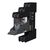 Set releu+soclu cu ejector F&F, 8 pini, 24VDC, 12A, 2CO