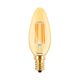 Bec LED decorativ Braytron, E14, lumanare, 4W, 2200K