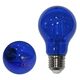 Bec LED decorativ Lumen, E27, para, 6W, albastra