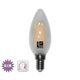 Bec LED decorativ Lumen, E14, lumanare, mata, 4W, dimabil, 2800K, 480lm