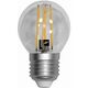 Bec LED decorativ Lumen, E27, sferic, clara, dimabil, 6W, 2800K