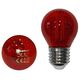 Bec LED decorativ Lumen, E27, sferic, 2W, rosie