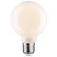 Bec LED Paulmann, E27, glob, G80, 5.6W, dimabil, 2700K
