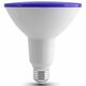 Bec LED V-TAC, E27, tronconic, 15W, albastra