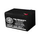 Acumulator 12V, AGM, VRLA, GBS Security, F1 / T1, 12.05A, GBS121205