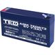 Acumulator 6V, AGM, VRLA, F1 / T1, 7.3A, TED673