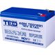 Acumulator 12V, AGM, VRLA, F2 / T2, 9.1A, TED1291