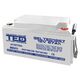 Acumulator 12V, GEL, VRLA, M6, 67A, TED1267