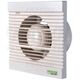 Ventilator axial, cu clapeta antiretur, BTS, 100mm, alb, VF, Tracon, IP44