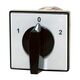 Comutator cu came Apator, in trepte, cu maneta R214, 3P, 63A, 1-0-2, IP40, 4G63-53-U