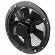 Ventilator axial, industrial monofazic, 200mm, negru, OVK 2E, Vents, IP24