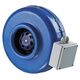 Ventilator centrifugal, in carcasa metalica cu turatie reglabila economic, 125mm, albastru, Vents, IP44