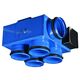 Ventilator centrifugal, industrial monofazic, 340 mc/h, albastru, VKP4, Vents, IP44