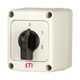 Comutator cu came ETI, in trepte, in cutie, 3P, 25A, 0-1-2, 004773213