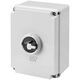 Intrerupator ON-OFF Gewiss, cu blocare, cutie PVC, 3P+N, 100A, 0-1, GW70421NP
