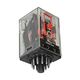 Releu intermediar Adeleq, 11 pini, 24VAC, 8A, 3CO, 02-575