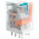 Releu intermediar Relpol, 8 pini fisabili, 110VDC, 12A, 2CO, R2N-2012-23-1110-WT