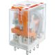 Releu intermediar Relpol, 8 pini fisabili, 230VAC, 12A, 2CO, R2N-2012-23-5230-WT