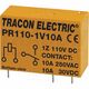 Releu fisabil Tracon, 5 pini, 110VDC, 10A, 1CO, PR110-1V10A
