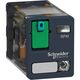 Releu intermediar Schneider, 6 pini, 110VDC, 15A, 2CO, RPM22FD