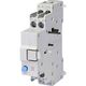 Contact auxiliar motor protector ETI, lateral cu indicator de scurtcircuit, montaj pe stanga, 1ND, 004648024