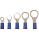 Papuc izolat inelar Adeleq, albastru, 5x2.5mm, set 100 bucati