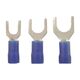 Papuc izolat furca Adeleq, 5mm, albastru, 2.5mmp, set 100 bucati