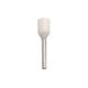 Papuc izolat (pin) Adeleq, alb, scurt, 0.5mmp, set 100 bucati