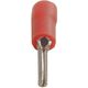 Papuc izolat (pin) Adeleq, rosu, infasurat, 1.5mmp, set 100 bucati