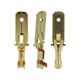 Papuc neizolat auto Adeleq, 4.8mm, tata, 6mmp, set 100 bucati