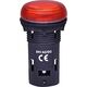 Lampa de semnalizare ETI, LED, rosu, 24VAC/DC, D22, 004771210