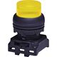 Buton comanda ETI, cu revenire si LED, buton in relief, galben, 004771272