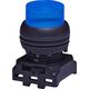 Buton comanda ETI, cu revenire si LED, buton in relief, alb, 004771274