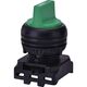 Selector cu maneta scurta cu retinere, stanga 45 grade, 1-0-2, verde, ETI, 004771349
