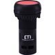 Buton comanda ETI, cu revenire, 1NI, rosu, 004771460