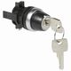 Selector cu cheie si retinere, 1ND, negru, 0-1, Legrand, 023738