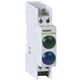 Lampa de semnalizare Noark, LED, verde/albastru, 230VAC/DC, sina DIN, 102473