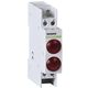 Lampa de semnalizare Noark, LED, rosu, 24VAC/DC, sina DIN, 102481