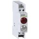 Lampa de semnalizare Noark, LED, rosu/alb, 12VAC/DC, sina DIN, 102495
